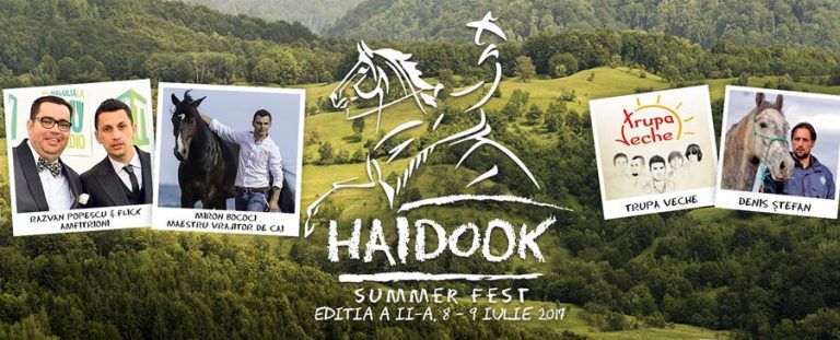 Haidook Summer Fest! Gazdele sunt Flick și Răzvan Popescu de la Radio Zu. Intrarea este liberă