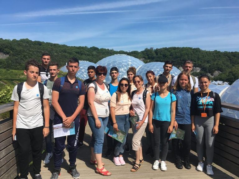 Elevi din Moreni, în practică la City College Plymouth Anglia | FOTO