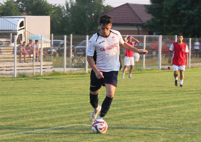 Ionuț Radu a devenit gogheterul Aninoasei în amicale. “Mi-am propus să dau ce e mai bun”