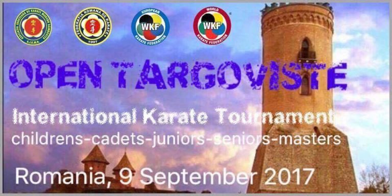 Open Târgoviște, la prima ediție! Karateka din Anglia vor lupta în Sala Sporturilor