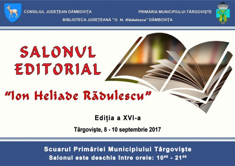 Salonul editorial ”I.H. Rădulescu” Târgoviște, în al 16-lea an