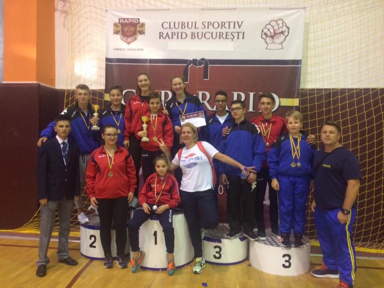 Cupa Rapid a reprezentat un real succes pentru karateka de CS Târgoviște