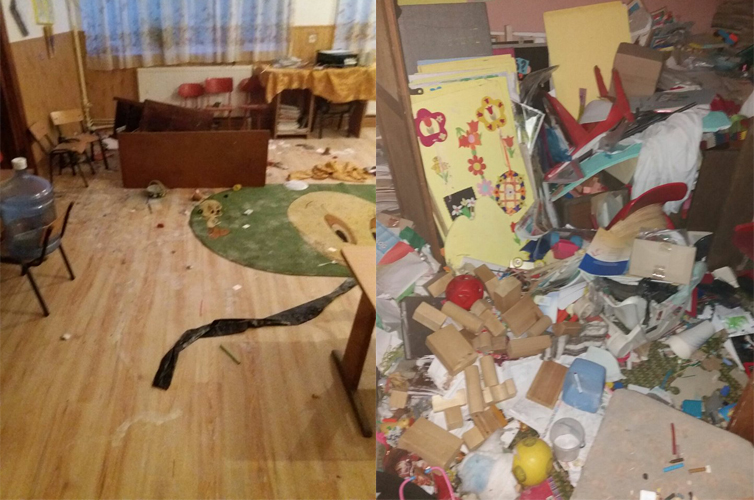 DÂMBOVIŢA: Şcoală şi grădiniţă, vandalizate! Ce au făcut nişte derbedei