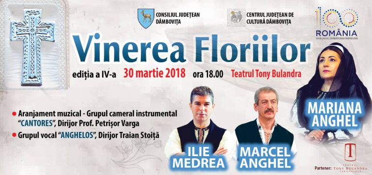 Vinerea Floriilor, concert de suflet la Târgoviște