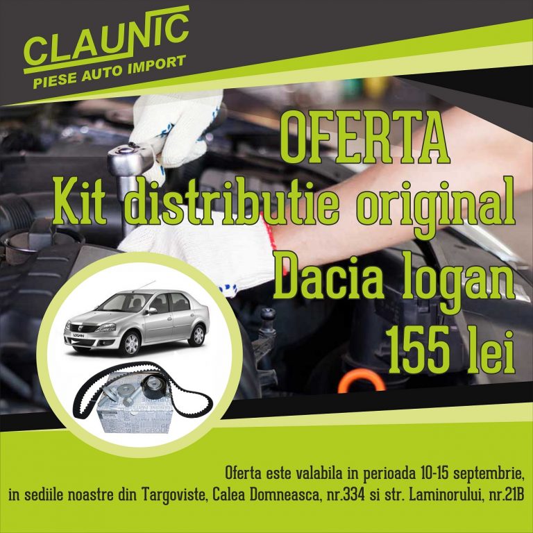 Ai Dacia Logan? Magazinele Claunic din Târgovişte te aşteaptă cu o ofertă de nerefuzat