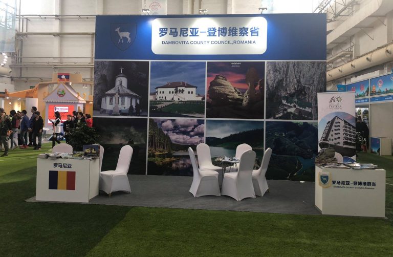 Obiectivele turistice din Dâmboviţa, prezentate în China