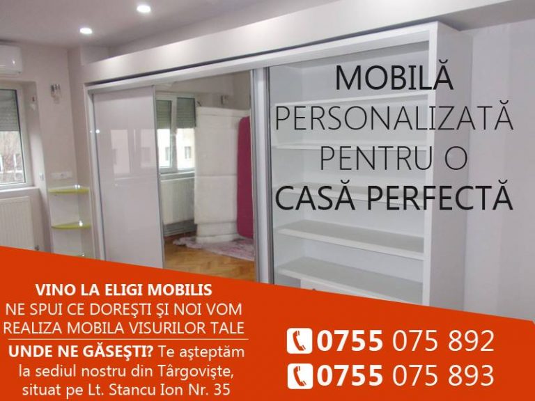 Eligi Mobilis Târgovişte, producător mobilă la comandă de calitate superioară