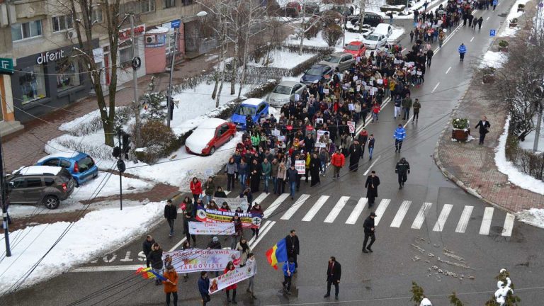 Marșul pentru viață la Târgoviște