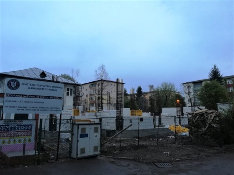 Se lucrează la extinderea Creșei nr. 8 din Târgoviște. În 2020, unitatea preșcolară va avea un corp super modern, mobilat și utilat la nivelul cerințelor actuale