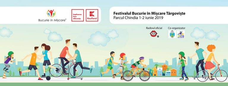 Bucurie în Mișcare vine pentru prima oară la Târgoviște