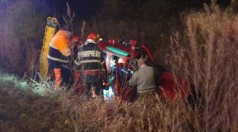 Accident grav la Dragodana! O persoană a fost transportată la spital