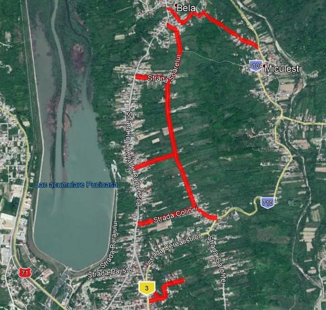 Imediat ce vremea va permite vor începe alte modernizări de drumuri la Pucioasa. Care sunt străzile
