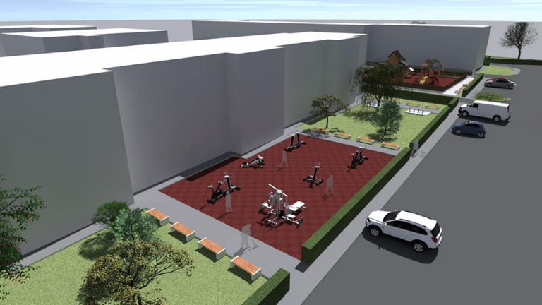 Propunerea administrației de la Pucioasa pentru amenajarea cartierului Filatură. GALERIE FOTO