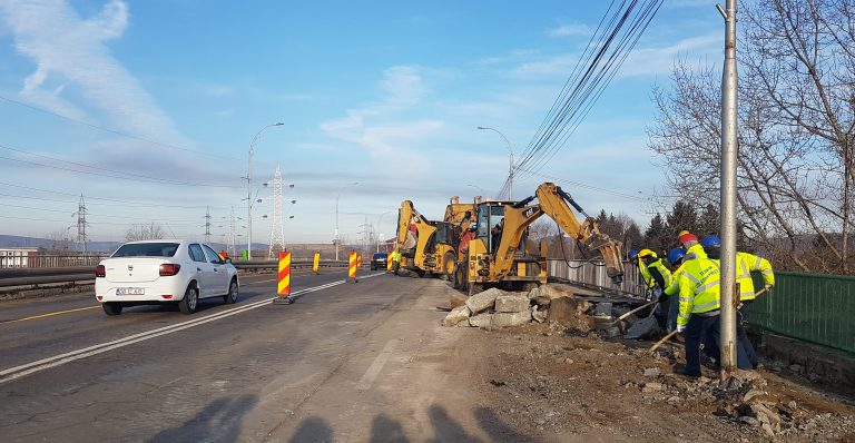 Centura Târgoviștei, împărțită pe mai multe șantiere. Trei constructori lucrează în cinci puncte diferite