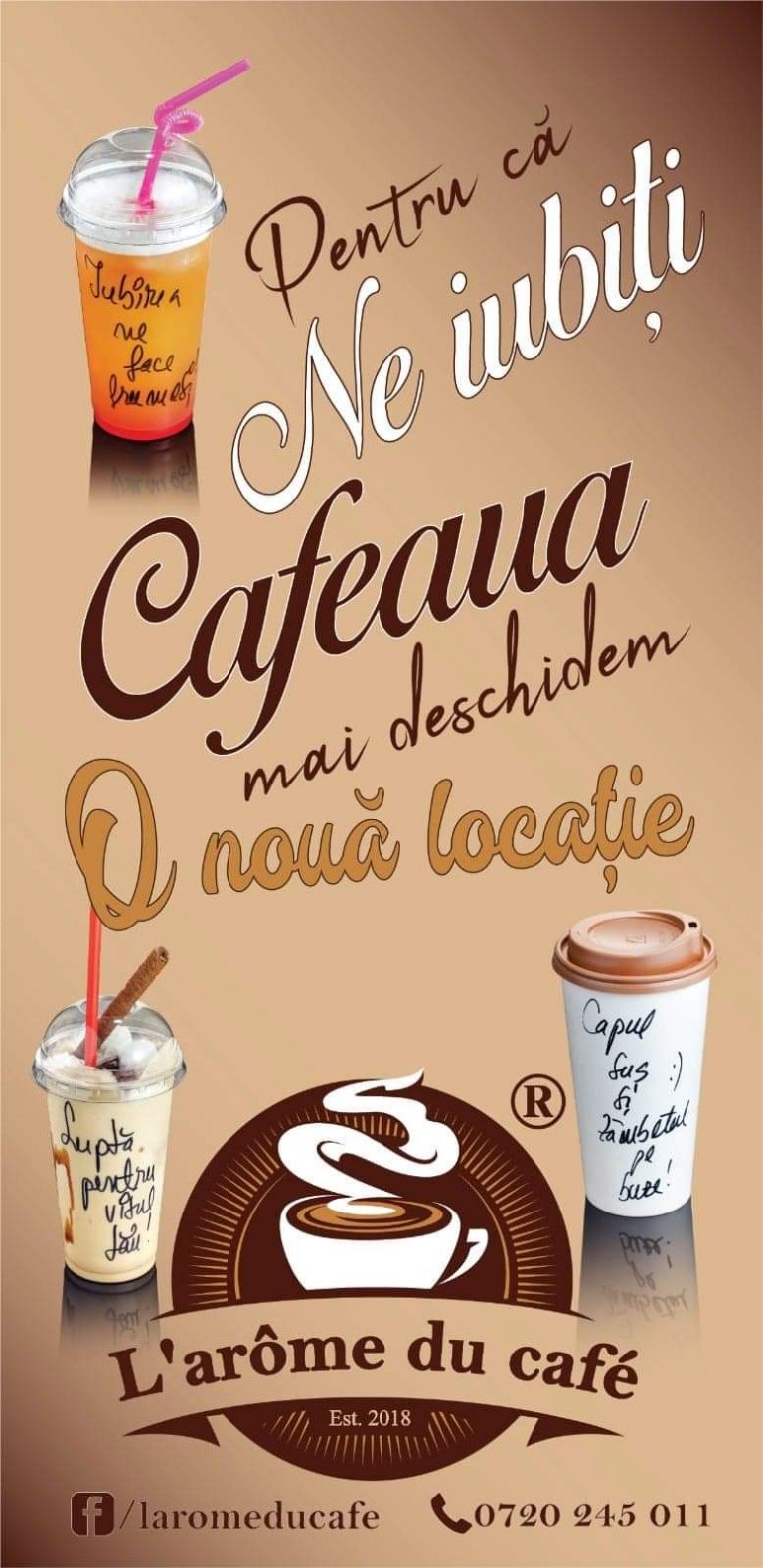 L’ Arôme du Café deschide un nou coffee shop în Târgoviște. Vezi unde și când va avea loc inaugurarea noii locații