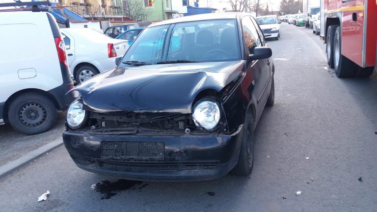 Accident provocat de un șofer beat în municipiul Târgoviște