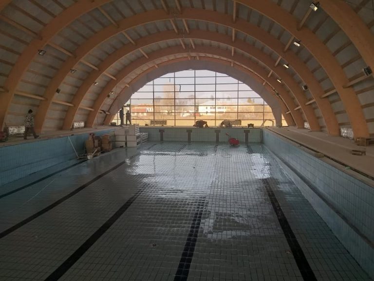 Bazinul de înot de la Găești, foarte aproape de inaugurare