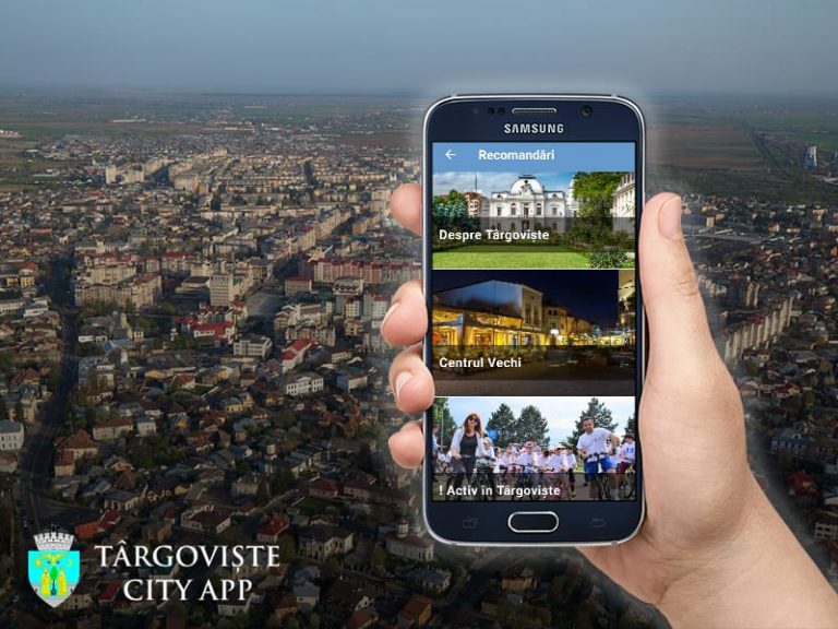”Târgoviște City App”, o aplicație mobilă de succes pentru promovarea orașului și comunicarea rapidă cu cetățenii