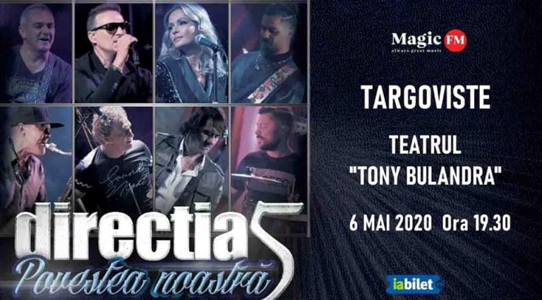 Super concert Direcția 5 la Târgoviște! Vezi când va cânta celebra formație în vechea cetate de scaun a Țării Românești