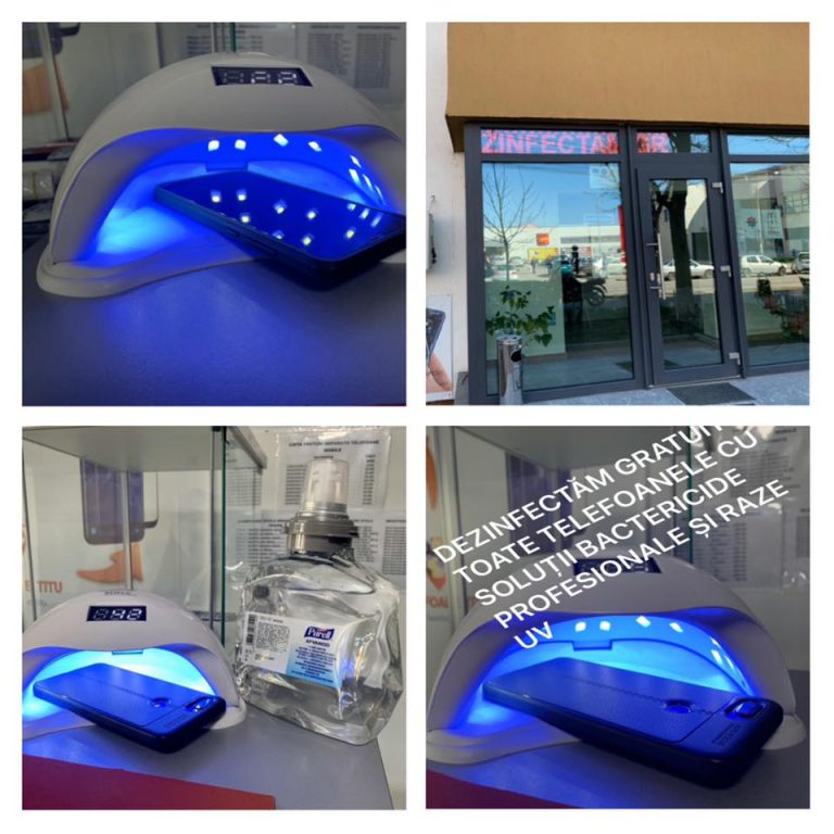 Service Telefoane Titu dezinfectează și decontaminează telefoanele, complet gratuit