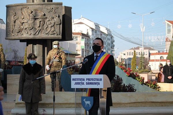 Cristian Stan, primarul Târgoviștei, discurs exemplar de 1 Decembrie: „Avem nevoie să ne strigăm iubirea de țară”