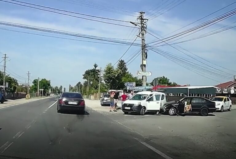 Accident pe DN72 Ploieşti – Târgovişte, în această dimineaţă. Video