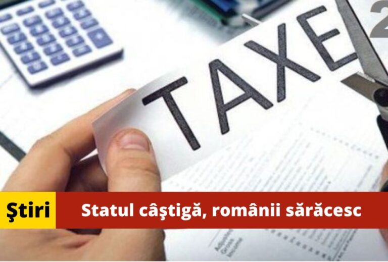 Din nou scumpiri şi taxe mărite. Statul câştigă, românii sărăcesc