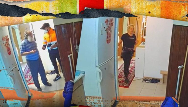 Bărbat prădat de falși angajați de la gaze! Cum au fost surprinși hoții pe camerele de supraveghere
