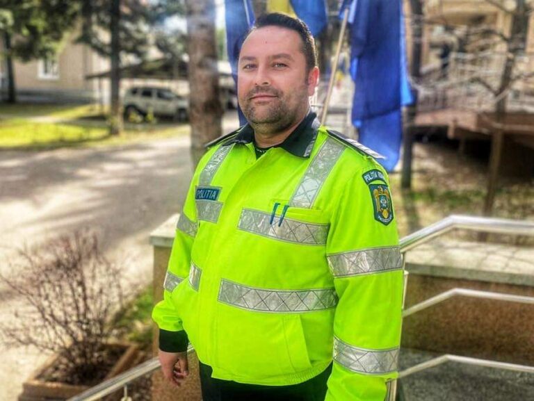 Dâmbovița: Șeful Postului de Poliție Hulubești, eroul zilei! “Ionuț este un exemplu pentru toți, un om bun și un polițist model”
