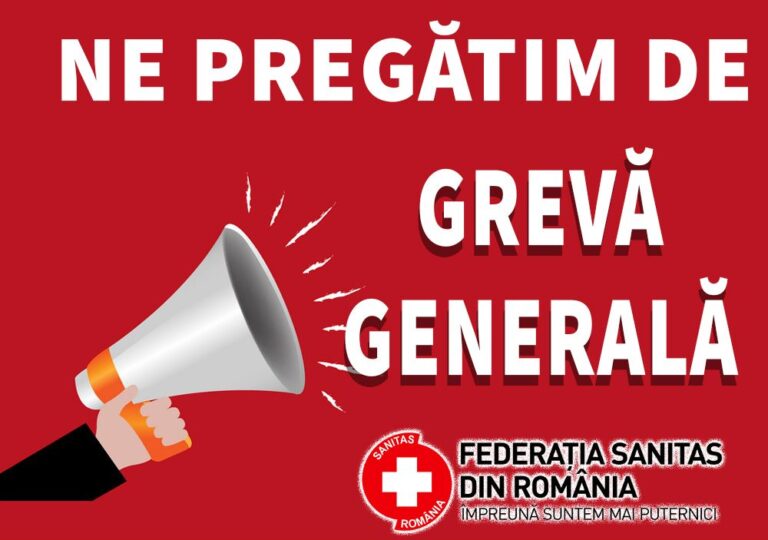 Nemulțumiri majore în sistemul sanitar. Sindicaliștii anunță grevă generală din 15 iunie