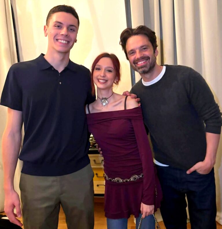 Campionul olimpic la înot David Popovici, alături de actorul Sebastian Stan, nominalizat la Oscar. ,,Poate prind şi eu un rol în următorul film Marvel”