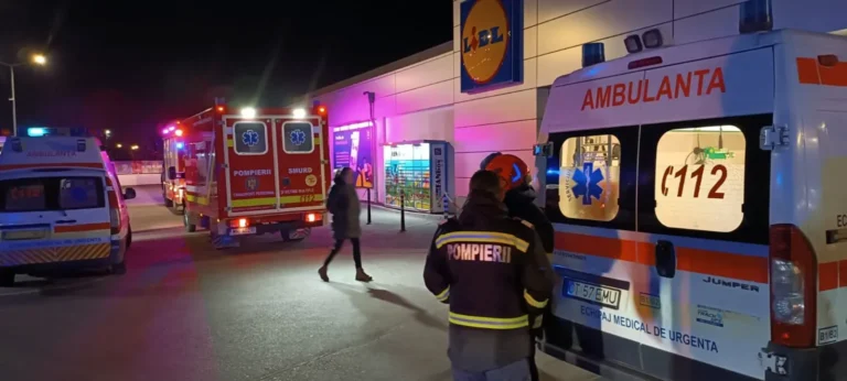 A fost activat Planul Roșu de Intervenție după ce s-a folosit un spray lacrimogen într-un magazin Lidl! 50 de persoane au fost evacuate, iar două dintre acestea au ajuns la spital