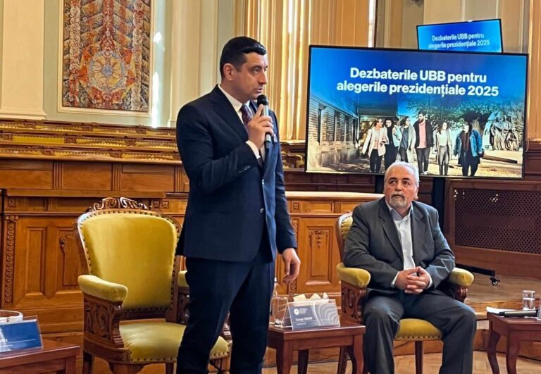 (P) George Simion: Candidez pentru a asigura revenirea la democrație! La nivel internațional, nu mai suntem considerați a fi o democrație, ci un regim hibrid