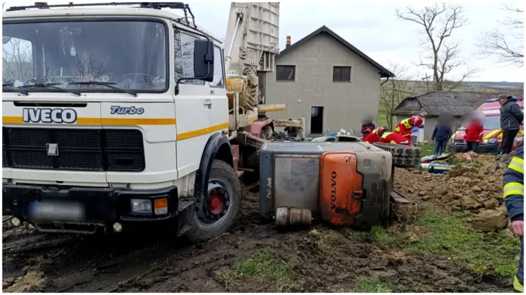 Tânăr de 35 de ani, omorât de utilajul pe care îl conducea! Accident mortal la locul de muncă