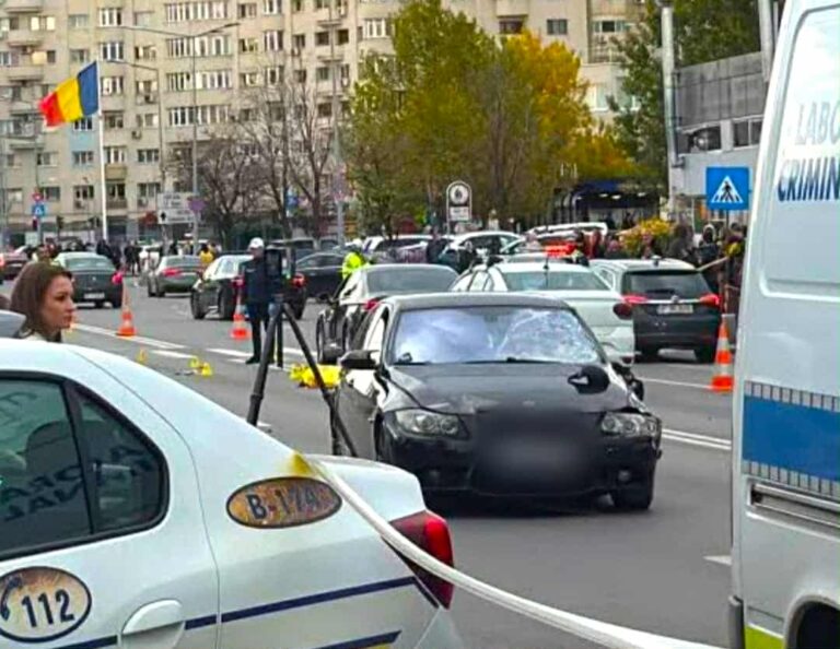 Șoferul vitezoman care a omorât o mamă și i-a rănit grav fiica pe trecerea de pietoni a fost reținut de polițiști. Tânărul vinovat: „Am pus frână, dar nu s-a mai oprit maşina”