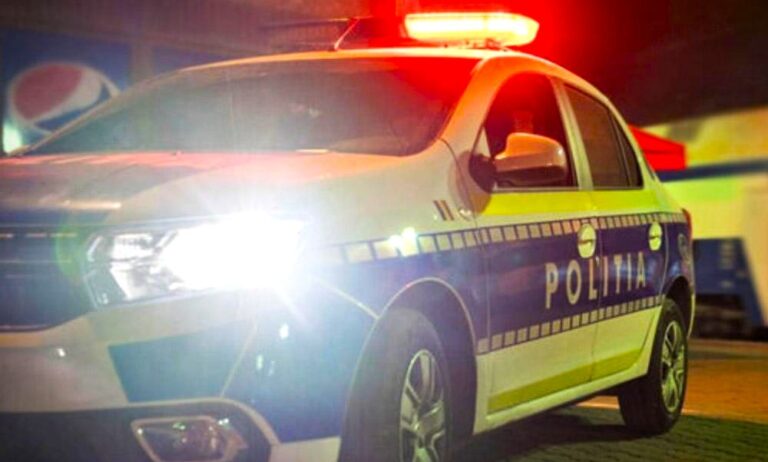 Polițist, aflat în misiune, lovit în cap cu o sticlă! A fost avariată și luneta autospecialei. Semnalul de alarmă tras de SNPPC: „Dacă strada nu va fi ocupată de polițiști, ea va fi ocupată de infractori”