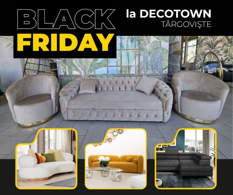 Black Friday în Târgovişte: DecoTown oferă fotolii cadou