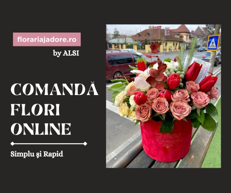 TÂRGOVIȘTE: Florăria J’Adore introduce posibilitatea comenzilor online