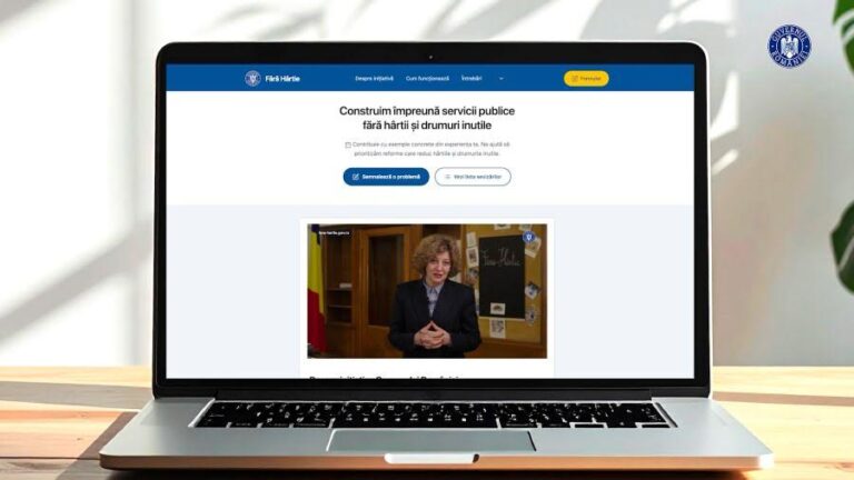 Fără birocrație în instituțiile statului! Platforma „Fără hârtie”, lansată oficial de guvern, luată cu asalt în primele 24 de ore