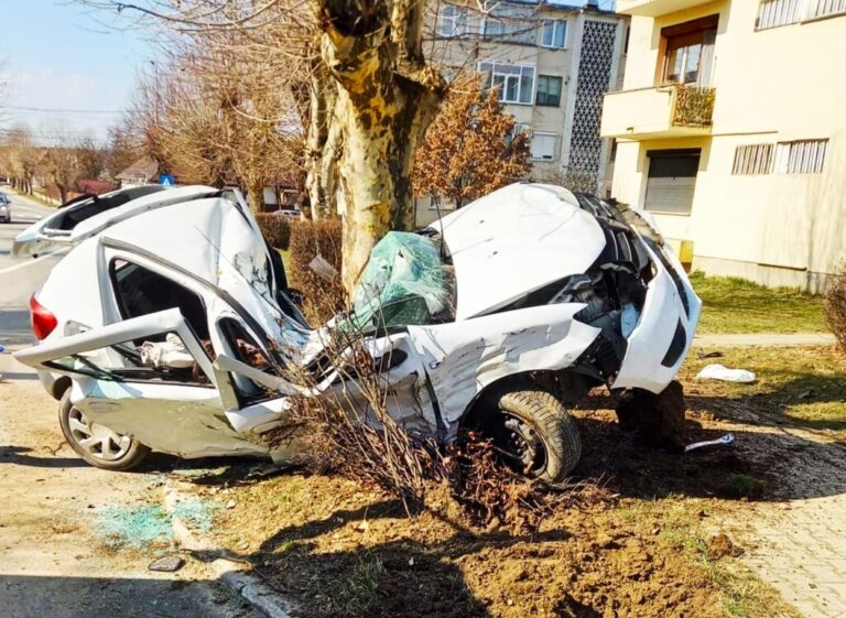 Și-a găsit sfârșitul într-un autoturism izbit de un copac! Tânărul de 18 ani nu avea permis și era cercetat penal după ce se mai urcase ilegal la volan. Alte două victime au fost băgate în spital