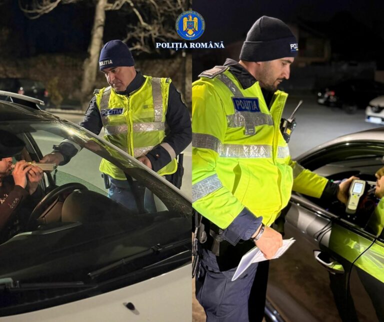 Noi nereguli pe șoselele din Dâmbovița! Un șofer cu permisul suspendat și un minor de 16 ani, prinși la volan în aceeași noapte