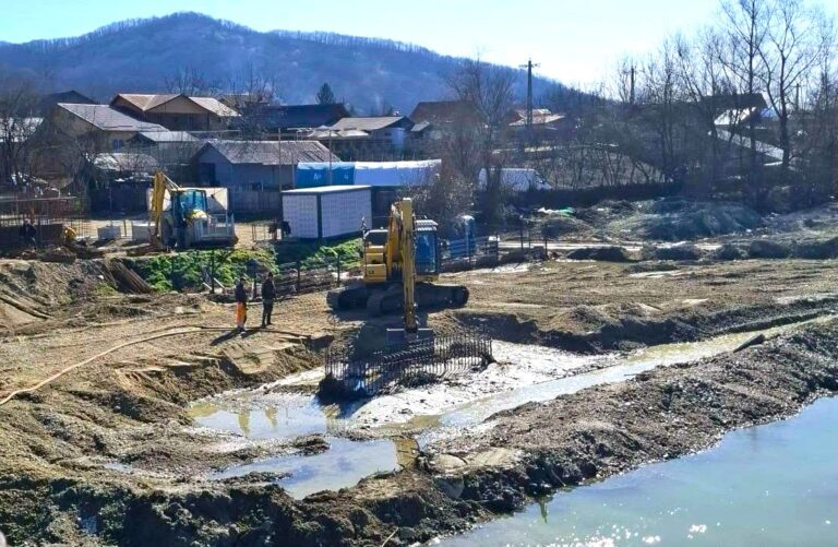 Investiție majoră la Iedera! Se lucrează de zor la podul de legătură între satele Iedera de Jos și Colibași