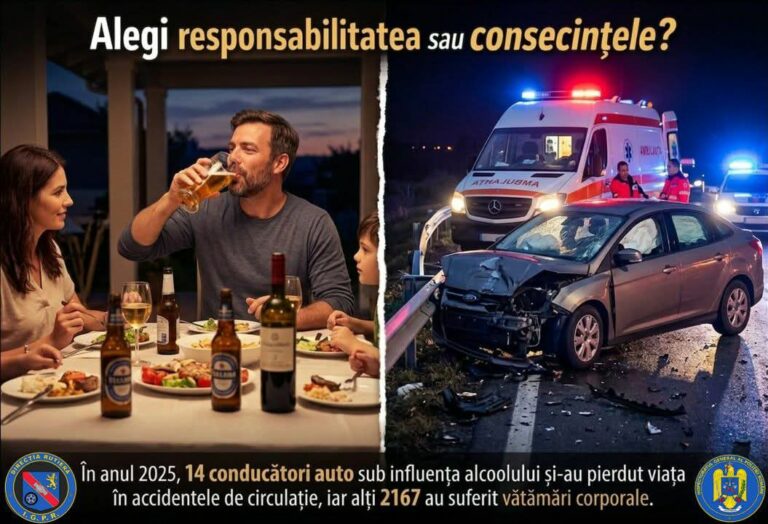 Noaptea controalelor! Polițiștii dâmbovițeni intensifică acțiunile împotriva șoferilor sub influența alcoolului și drogurilor