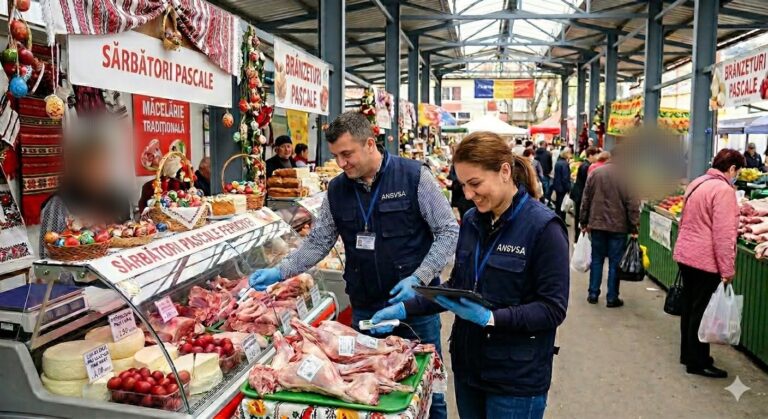 ANSVSA lovește dur înainte de Paște! Peste 2 tone de alimente nesigure scoase de pe piață
