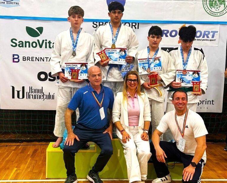 Un judocan dâmbovițean a strălucit la Turneul Internațional „Alina Dumitru”! A luat aurul după ce a dat de pământ cu toți adversarii care i-au ieșit în cale