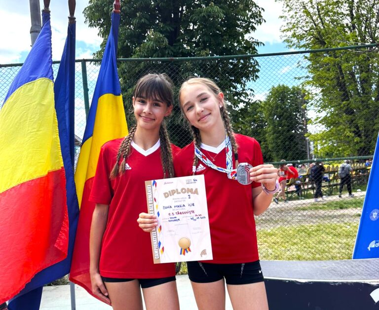 Atletă din Dâmbovița, de două ori vicecampioană a țării la Campionatele Naționale U13 și U14