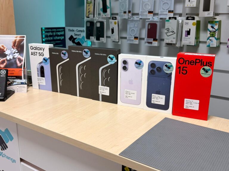 Momentul perfect pentru un telefon nou! Oferte de nerefuzat pentru modelele din cel mai recent stoc! iPhone și Samsung te așteaptă la DeviceXchange din Târgoviște