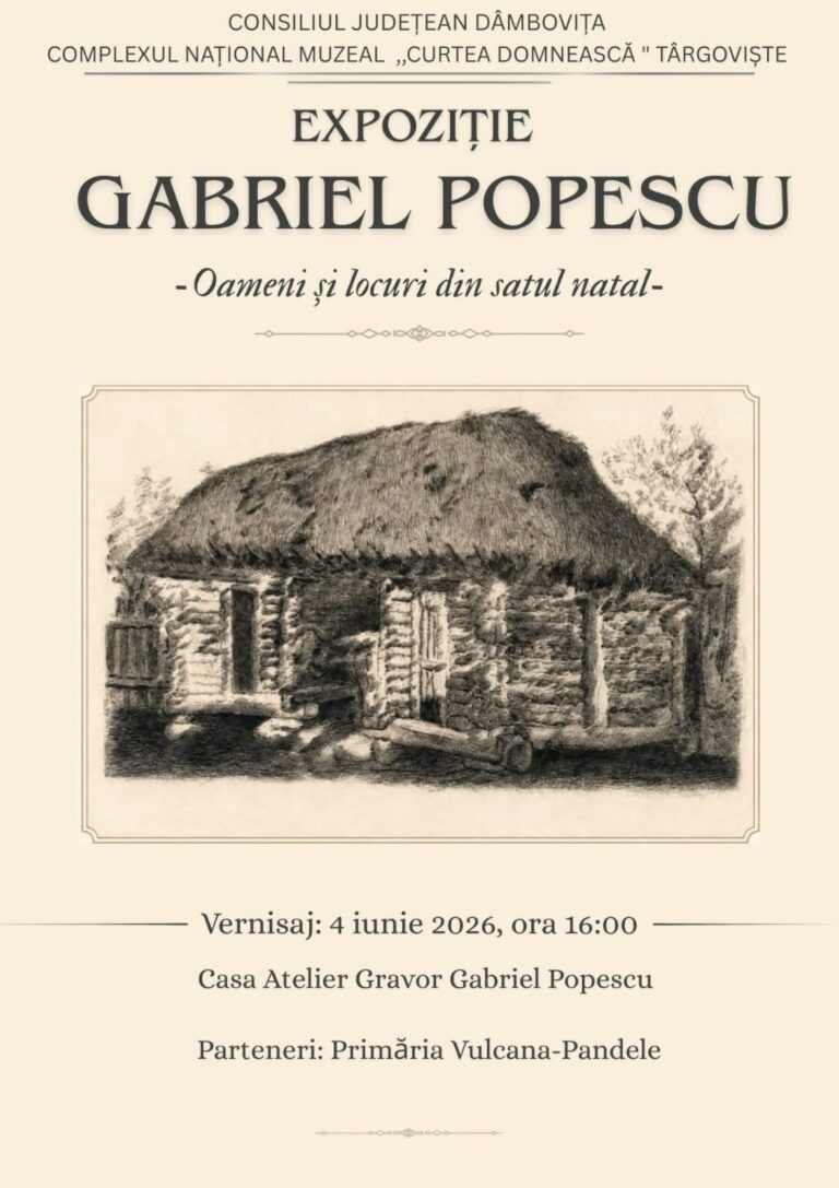 „Gabriel Popescu – Oameni și locuri din satul natal ”, Expoziție temporară organizată la muzeul din Vulcana-Pandele