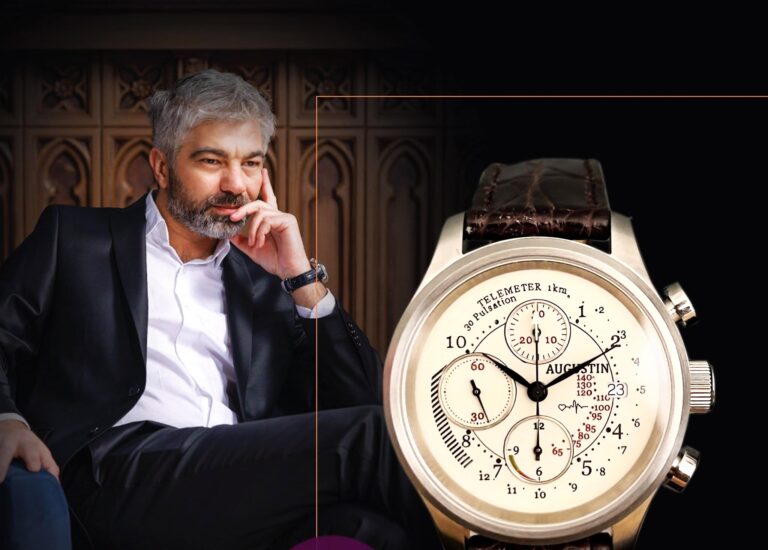 Povestea ceasului care va păstra vie memoria lui Mircea Lucescu! Designerul dâmbovițean Augustin Matei creează ceasul unicat dedicat fostului mare antrenor, care va fi licitat pentru o cauză nobilă