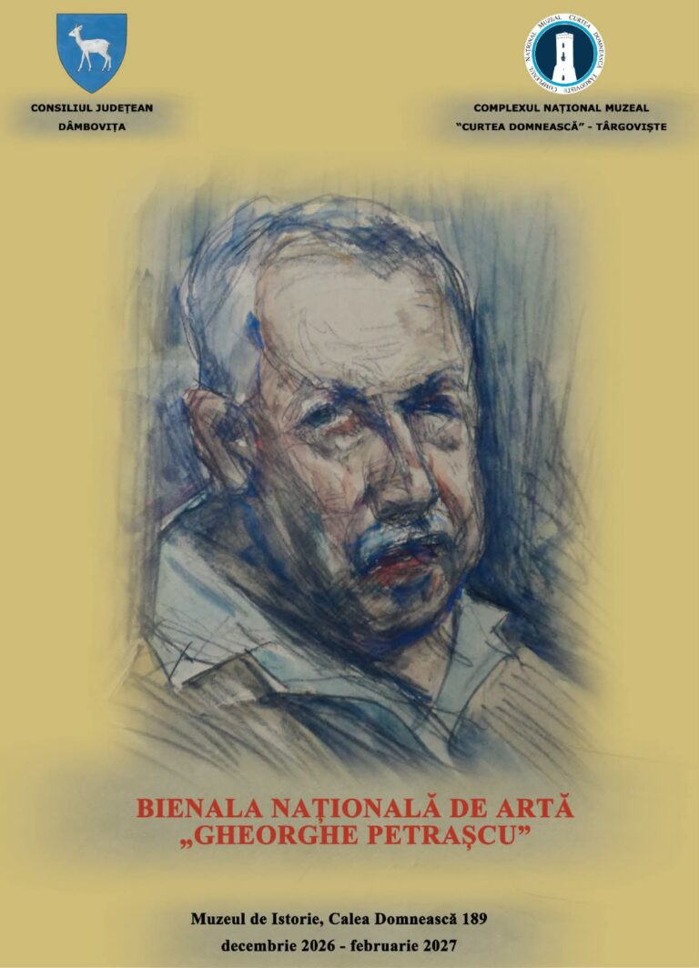 Orașul Târgoviște redeschide porțile marii arte! Bienala Națională „Gheorghe Petrașcu” îi provoacă pe cei mai valoroși artiști să intre în competiție